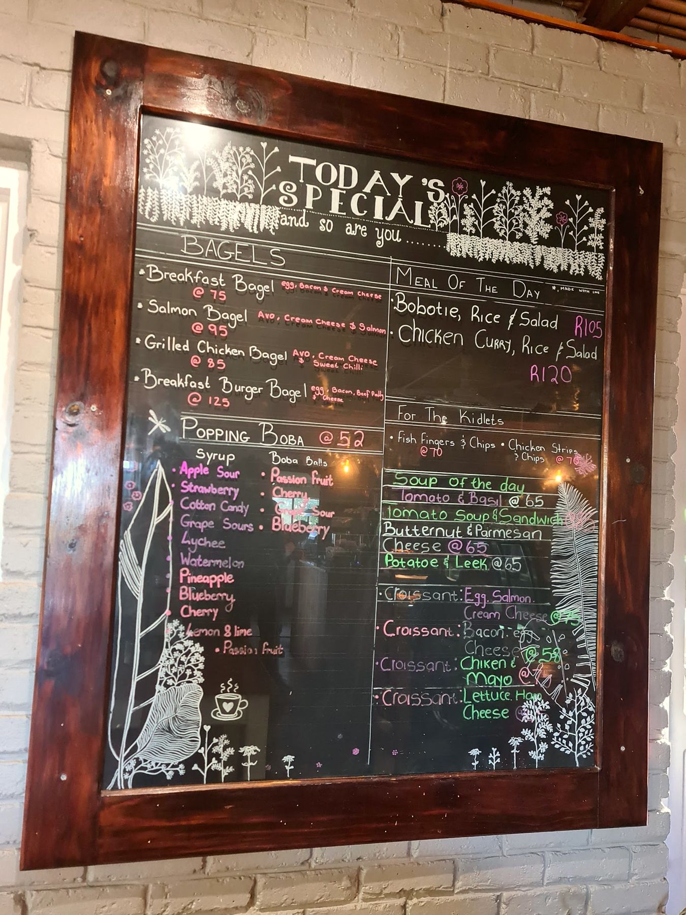 Today's menu